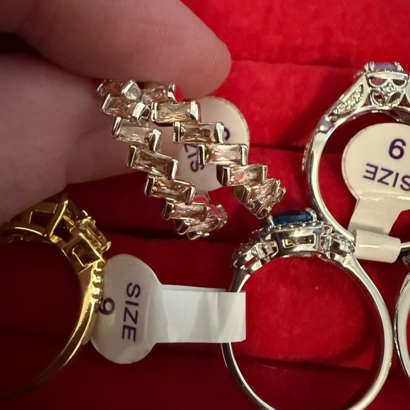Lot of 9 Bomb Party Women's Ring Set - sz 9 - Picture 4 of 10